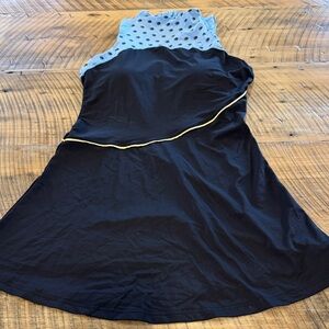 Fila Black & Light Blue Athletic Dress without built in bra/cups